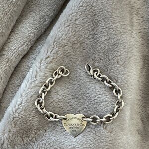 Tiffany & Co. Silver Heart Tag Bracelet